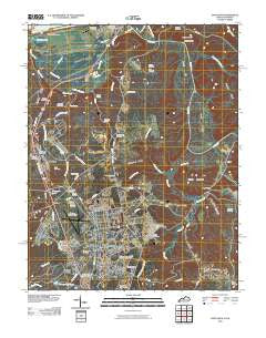 Fort Knox Kentucky Historical topographic map, 1:24000 scale, 7.5 X 7.5 Minute, Year 2010