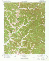 Fount Kentucky Historical topographic map, 1:24000 scale, 7.5 X 7.5 Minute, Year 1974