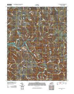 Fountain Run Kentucky Historical topographic map, 1:24000 scale, 7.5 X 7.5 Minute, Year 2010