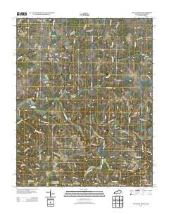Fountain Run Kentucky Historical topographic map, 1:24000 scale, 7.5 X 7.5 Minute, Year 2013