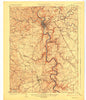 Frankfort Kentucky Historical topographic map, 1:62500 scale, 15 X 15 Minute, Year 1924