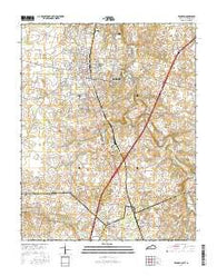 Franklin Kentucky Current topographic map, 1:24000 scale, 7.5 X 7.5 Minute, Year 2016