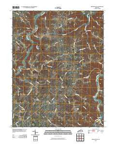 Franklinton Kentucky Historical topographic map, 1:24000 scale, 7.5 X 7.5 Minute, Year 2010