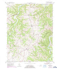 Franklinton Kentucky Historical topographic map, 1:24000 scale, 7.5 X 7.5 Minute, Year 1954