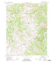 Franklinton Kentucky Historical topographic map, 1:24000 scale, 7.5 X 7.5 Minute, Year 1954