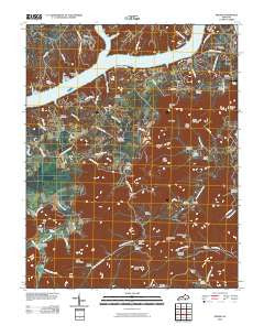 Frazer Kentucky Historical topographic map, 1:24000 scale, 7.5 X 7.5 Minute, Year 2010