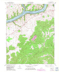 Frazer Kentucky Historical topographic map, 1:24000 scale, 7.5 X 7.5 Minute, Year 1978