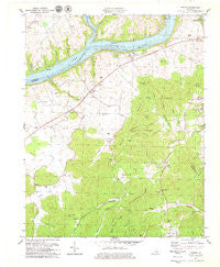 Frazer Kentucky Historical topographic map, 1:24000 scale, 7.5 X 7.5 Minute, Year 1978