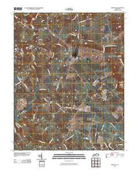 Fredonia Kentucky Historical topographic map, 1:24000 scale, 7.5 X 7.5 Minute, Year 2010