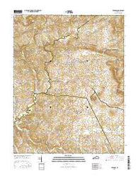 Fredonia Kentucky Current topographic map, 1:24000 scale, 7.5 X 7.5 Minute, Year 2016