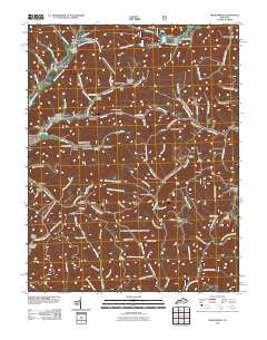 Frenchburg Kentucky Historical topographic map, 1:24000 scale, 7.5 X 7.5 Minute, Year 2011