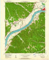 Friendship Ohio Historical topographic map, 1:24000 scale, 7.5 X 7.5 Minute, Year 1949