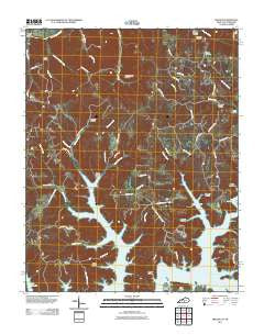 Frogue Kentucky Historical topographic map, 1:24000 scale, 7.5 X 7.5 Minute, Year 2011