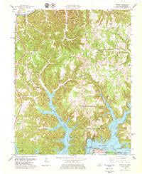 Frogue Kentucky Historical topographic map, 1:24000 scale, 7.5 X 7.5 Minute, Year 1978