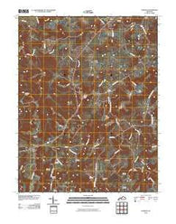 Garfield Kentucky Historical topographic map, 1:24000 scale, 7.5 X 7.5 Minute, Year 2010