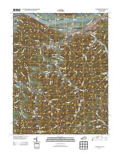 Garrison Kentucky Historical topographic map, 1:24000 scale, 7.5 X 7.5 Minute, Year 2013