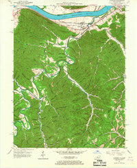 Garrison Kentucky Historical topographic map, 1:24000 scale, 7.5 X 7.5 Minute, Year 1949