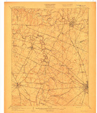 Georgetown Kentucky Historical topographic map, 1:62500 scale, 15 X 15 Minute, Year 1908