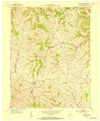 Germantown Kentucky Historical topographic map, 1:24000 scale, 7.5 X 7.5 Minute, Year 1952