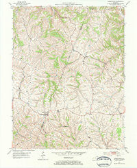 Germantown Kentucky Historical topographic map, 1:24000 scale, 7.5 X 7.5 Minute, Year 1952