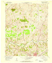 Glasgow North Kentucky Historical topographic map, 1:24000 scale, 7.5 X 7.5 Minute, Year 1954
