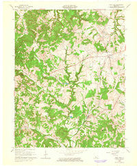 Glen Dean Kentucky Historical topographic map, 1:24000 scale, 7.5 X 7.5 Minute, Year 1963