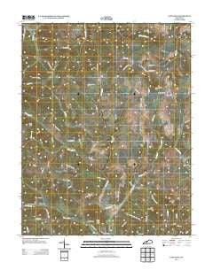 Glen Dean Kentucky Historical topographic map, 1:24000 scale, 7.5 X 7.5 Minute, Year 2013