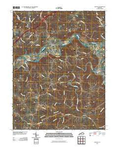 Glencoe Kentucky Historical topographic map, 1:24000 scale, 7.5 X 7.5 Minute, Year 2010