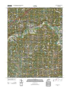 Glencoe Kentucky Historical topographic map, 1:24000 scale, 7.5 X 7.5 Minute, Year 2013