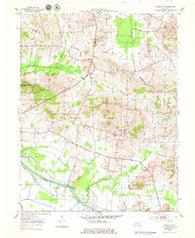Glenville Kentucky Historical topographic map, 1:24000 scale, 7.5 X 7.5 Minute, Year 1953