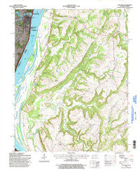 Golconda Illinois Historical topographic map, 1:24000 scale, 7.5 X 7.5 Minute, Year 1996