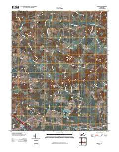 Gracey Kentucky Historical topographic map, 1:24000 scale, 7.5 X 7.5 Minute, Year 2010