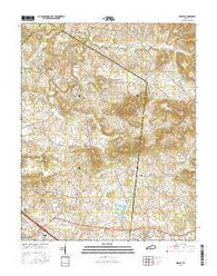 Gracey Kentucky Current topographic map, 1:24000 scale, 7.5 X 7.5 Minute, Year 2016