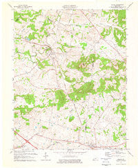 Gracey Kentucky Historical topographic map, 1:24000 scale, 7.5 X 7.5 Minute, Year 1974