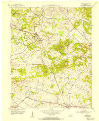 Gracey Kentucky Historical topographic map, 1:24000 scale, 7.5 X 7.5 Minute, Year 1953