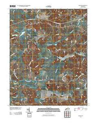 Graham Kentucky Historical topographic map, 1:24000 scale, 7.5 X 7.5 Minute, Year 2010