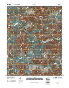 Graham Kentucky Historical topographic map, 1:24000 scale, 7.5 X 7.5 Minute, Year 2010