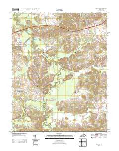 Graham Kentucky Historical topographic map, 1:24000 scale, 7.5 X 7.5 Minute, Year 2013