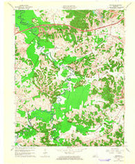 Graham Kentucky Historical topographic map, 1:24000 scale, 7.5 X 7.5 Minute, Year 1963