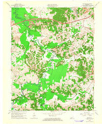 Graham Kentucky Historical topographic map, 1:24000 scale, 7.5 X 7.5 Minute, Year 1963