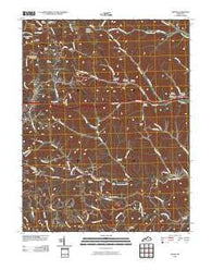 Grahn Kentucky Historical topographic map, 1:24000 scale, 7.5 X 7.5 Minute, Year 2010
