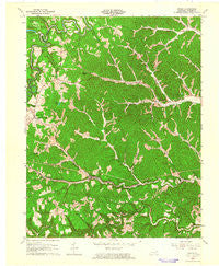 Grahn Kentucky Historical topographic map, 1:24000 scale, 7.5 X 7.5 Minute, Year 1962