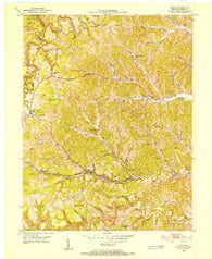 Grahn Kentucky Historical topographic map, 1:24000 scale, 7.5 X 7.5 Minute, Year 1950