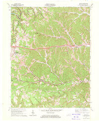 Grahn Kentucky Historical topographic map, 1:24000 scale, 7.5 X 7.5 Minute, Year 1970
