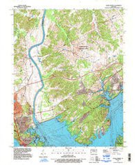 Grand Rivers Kentucky Historical topographic map, 1:24000 scale, 7.5 X 7.5 Minute, Year 1993