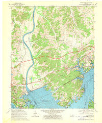 Grand Rivers Kentucky Historical topographic map, 1:24000 scale, 7.5 X 7.5 Minute, Year 1967
