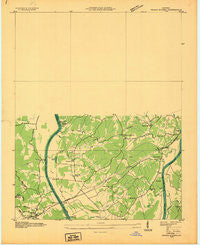 Grand Rivers Kentucky Historical topographic map, 1:24000 scale, 7.5 X 7.5 Minute, Year 1936