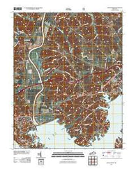 Grand Rivers Kentucky Historical topographic map, 1:24000 scale, 7.5 X 7.5 Minute, Year 2011