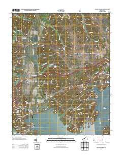 Grand Rivers Kentucky Historical topographic map, 1:24000 scale, 7.5 X 7.5 Minute, Year 2013