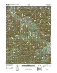 Gratz Kentucky Historical topographic map, 1:24000 scale, 7.5 X 7.5 Minute, Year 2013